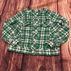 Women’s CAbi #5653 Library Jack Tweed Green White Medium